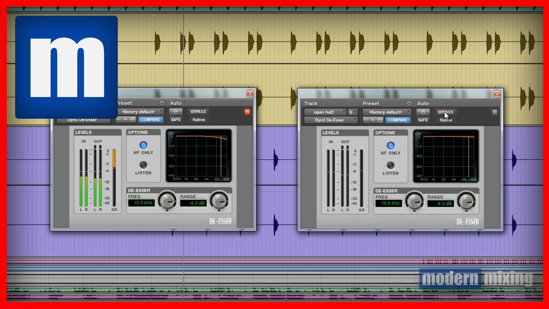 DeEssing Those Harsh Hi Hats Modern Mixing